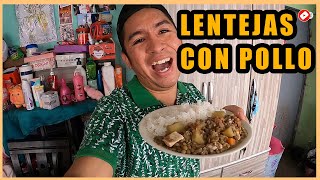 Cocinando Lentejas Con Pollo - El Chuskisiento