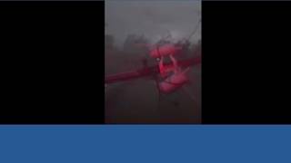 Caught on camera: Driver navigates falling utility poles during Wisconsin tornado