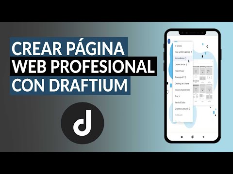 ¿Como crear una página web profesional sin saber programación con DRAFTIUM??