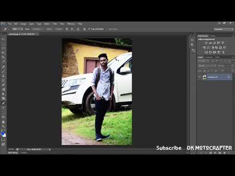 How to blur photo background in photoshop  malayalam tutorial