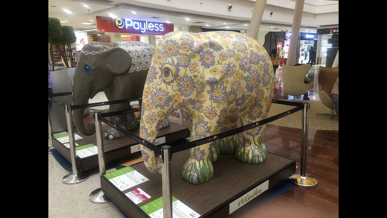 Elephant Parade India 2018 in Mumbai at Phoenix Market City