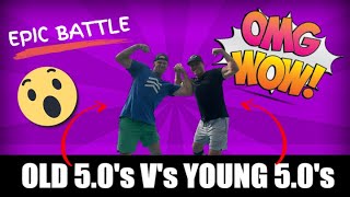 OLD 5.0's V's YOUNG 5.0's! 😲 Las Vegas Private Pickleball Game