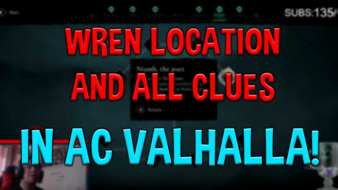 The Wren Location and All Clues! (Assassins Creed Valhalla: Wrath Of The Druids)