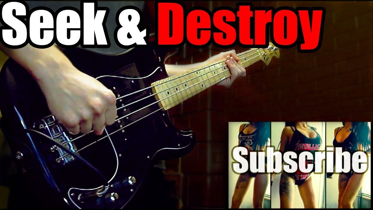 Metallica Seek And Destroy BASS COVER, Seek And Destroy BASS COVE...