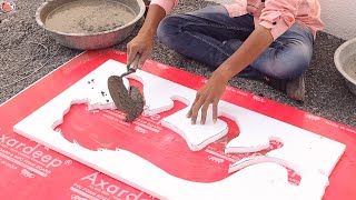 Beautiful ❤️Coffee Table Making From Cement #DIYRoomDecor #Love