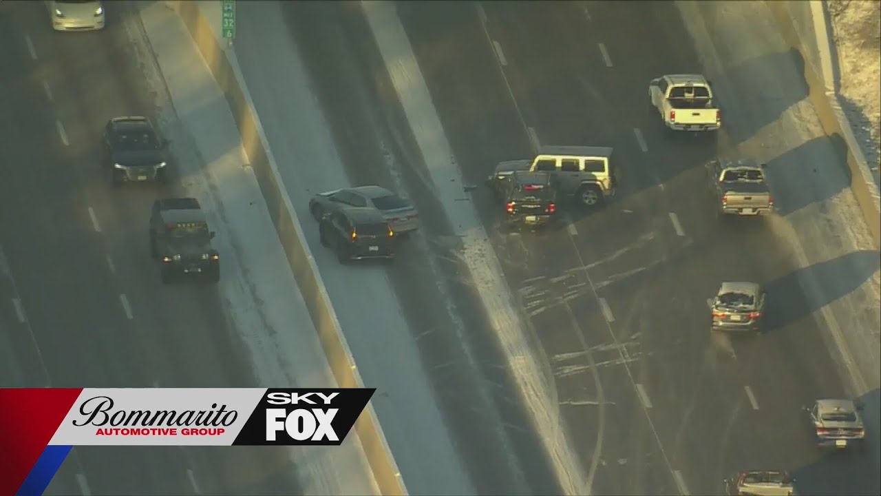 Icy roads make for troublesome commute Tuesday morning - YouTube