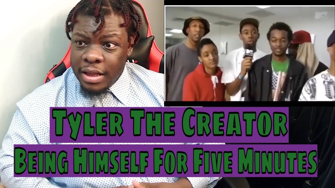 Tyler The Creator Being Himself For 5 Minutes Straight | REACTION - YouTube