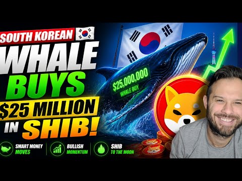 Video preview for Shiba Inu Coin | South Korean Whale Loads Up $25 Million Worth Of SHIB!