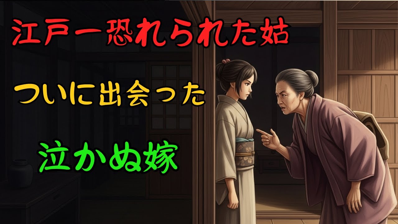 江戸最恐の姑、嫁の「知恵」に完敗――割れた瓶と法事の罠が崩れた夜｜日本夜話 | 野談 | 伝説 | 昔話 | 説話 | 民話