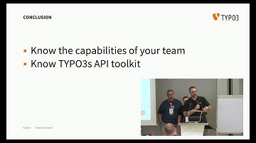 TYPO3 Developer Days 2019 Thursday Sessions jweiland.net