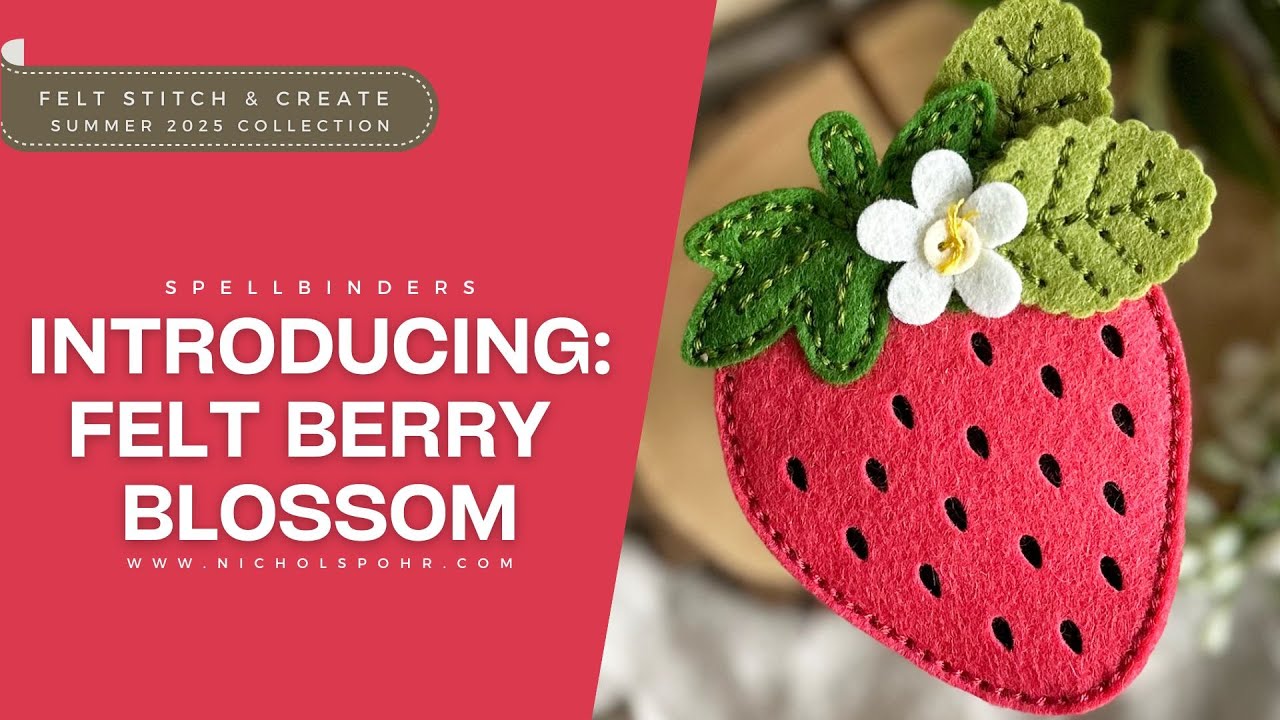 CREATE Your Own ADORABLE Strawberry PLUSH with FELT STITCHING