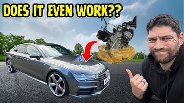 I PUT A £13,000 ENGINE INTO A £10,000 AUDI A7 PT.2