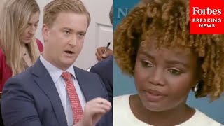 Peter Doocy Asks Karine Jean-Pierre: 'Does President Biden Want To Locate' Border Gotaways?