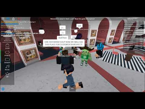 Roblox Funniest Trolling At Jamie S Restaurant With Ilovetehturtles Description Youtube - roblox funniest trolling at jamies restaurant with