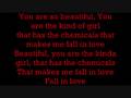 Escape The Fate- You Are So Beautiful- Lyrics