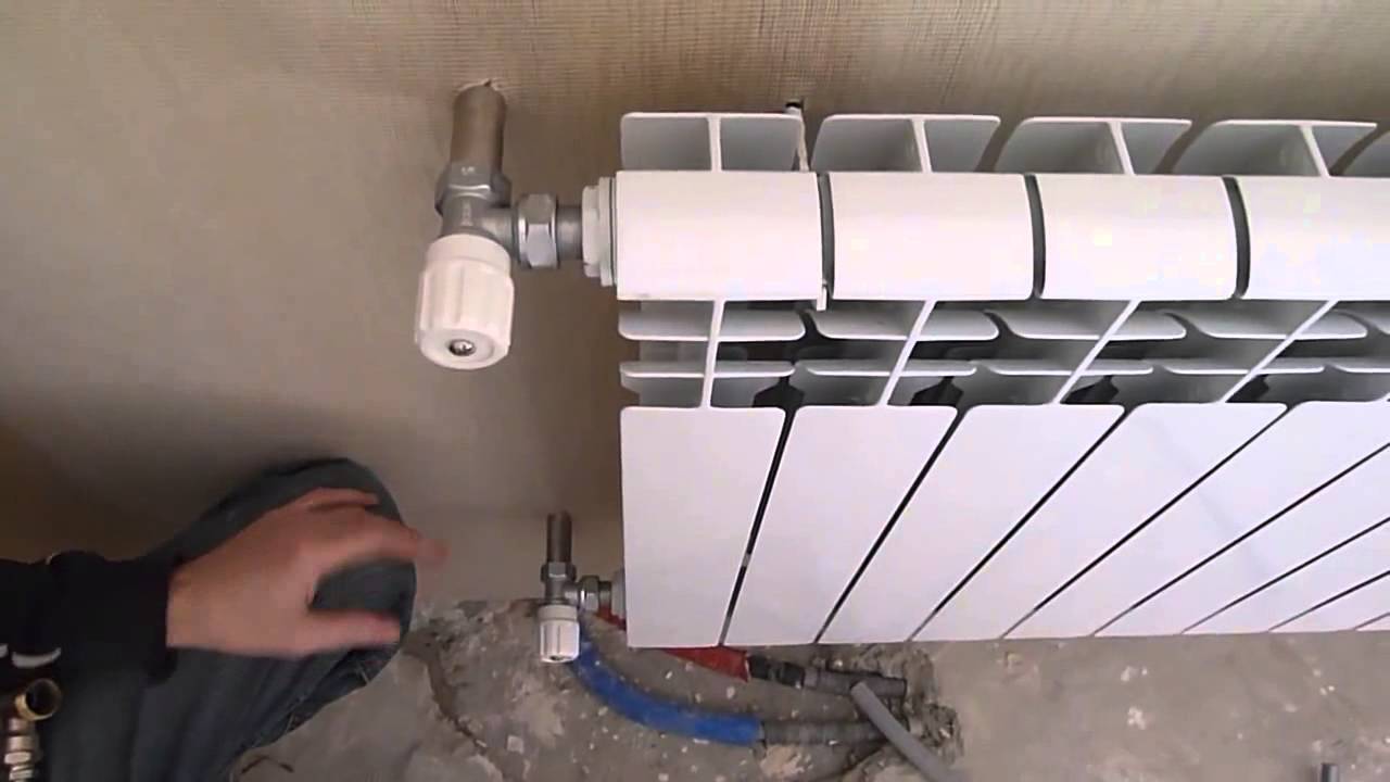 Монтаж водяного радиатора отопления. Жидкостный радиатор своими руками.