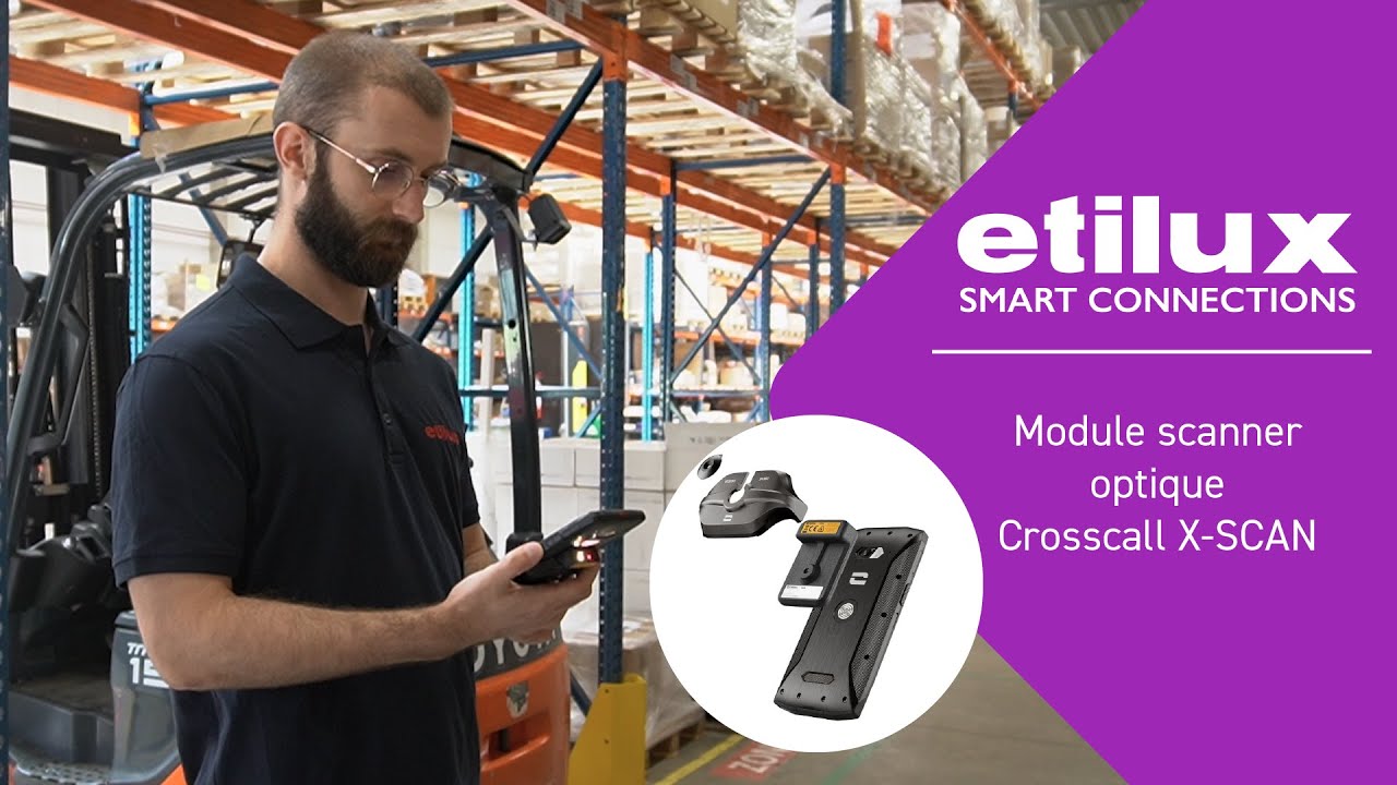 Crosscall X-SCAN | barcode scanner accesory - YouTube