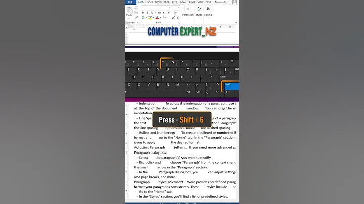 Time Saving MS Word Trick😱 to remove extra space between words🔥 | Computer Tips #shorts
