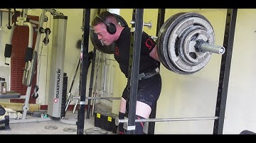 How not to re-rack your squat