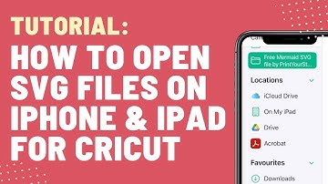 How to Open SVG Files on iPhone and iPad for Cricut Design Space