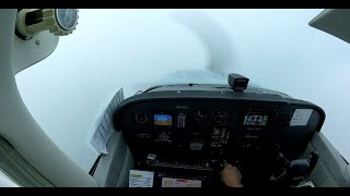 Cessna 172  IFR flight from Skyhaven to Portsmouth with ATC audio  RNAV 34 approach