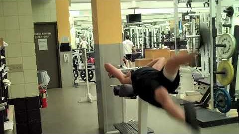 Self Made Exercise Index:  Flutter Kicks on Glute/Ham