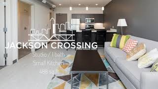 Jackson Crossing - Studio  1 bath  (Small Kitchen)  -  488 sq feet