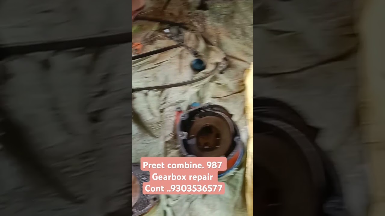 Preet Combine gearbox ko set kise karen assemble kise karen 
