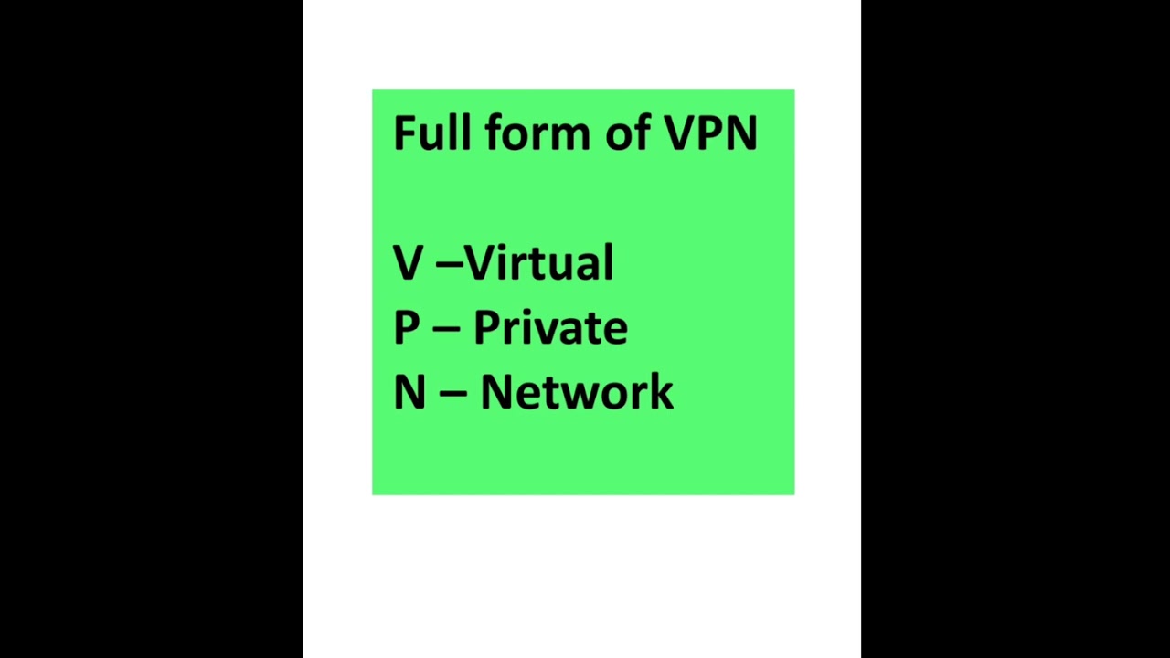VPN Ka Full Form /Full Form Of VPN /@jasinstitute6605