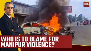 News Today With Rajdeep Sardesai Live: Manipur In Flames Again | Wrestler's Protest | More