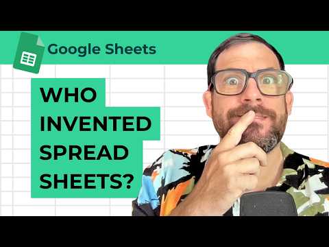 Who invented spreadsheets?