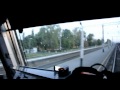 Видео из кабины электровоза ЭП10-010 (video from engine EP10-010)