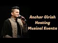 Indian anchorhostemcee girish sharma hosting musical events