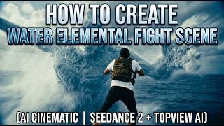 How to Create a Water Elemental Fight Scene (AI Cinematic | Seedance 2 + Topview AI)
