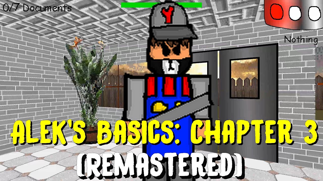 Baldi's Basics Classic - Mod - Alek's Basics: Chapter 3 (remastered)