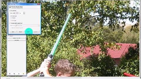 Gimp Tutorial :: Lightsabers