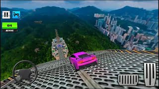 شديد المنحدر ألعاب سيارات#العاب السيارات غير ممكن المسار # Steep slope car games # stunt cars screenshot 1