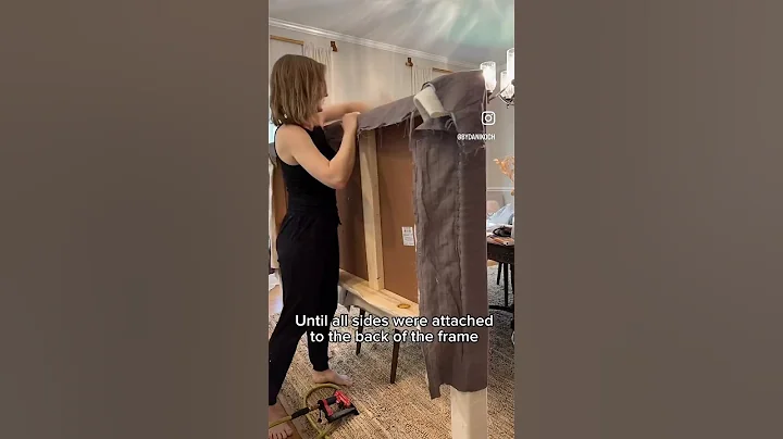 DIY Upholstered Bed Part 2 - Voiceover by my husband!