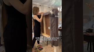 DIY Upholstered Bed Part 2 - Voiceover by my husband!