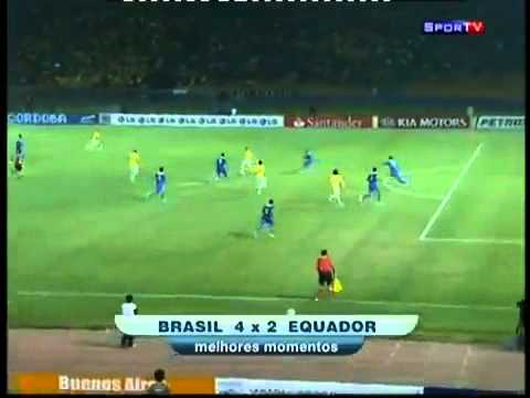 ‪BRAZIL vs Ecuador 2011 - 4 x 2 - Copa America 2011 - HQ