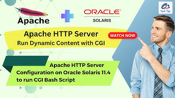 How to run Dynamic Content with CGI Script on Apache Server | Oracle Solaris 11