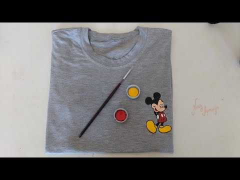 COMO PINTAR  BLUSA COM TINTA DE TECIDO - MODELO 01