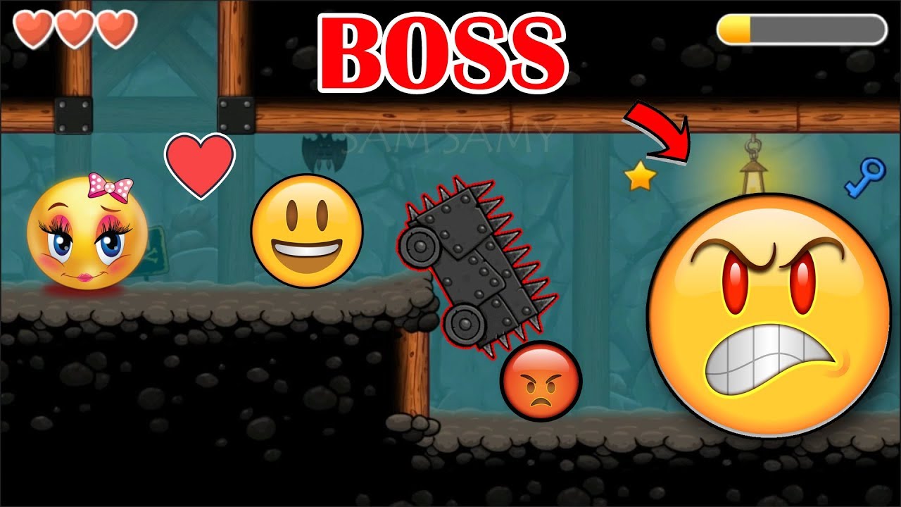 smiley red ball 4