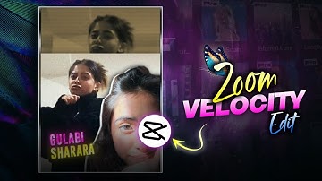 Smooth Zoom VELOCITY Effect Tutorial - Capcut | Hindi