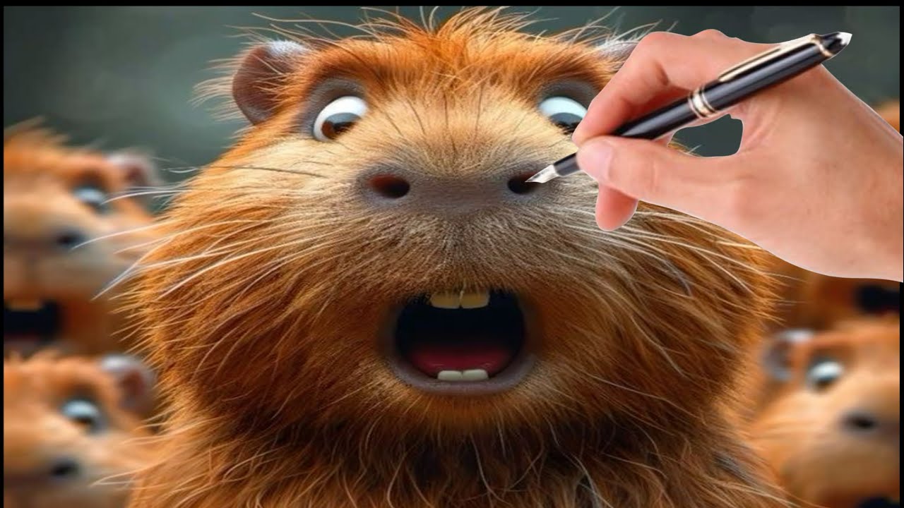 How Many Capybaras I Can Draw In 1 HOUR ? (100???)