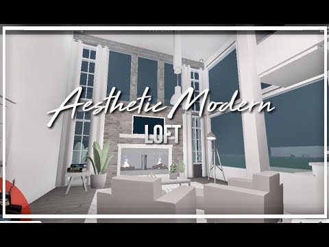Roblox Bloxburg Aesthetic Modern Loft Youtube