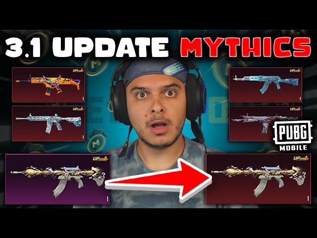 ALL SKINS BECOME MYTHICS in NEW 6TH ANNIVERSARY UPDATE! 🔴PUBG MOBILE LIVE🔴 class=