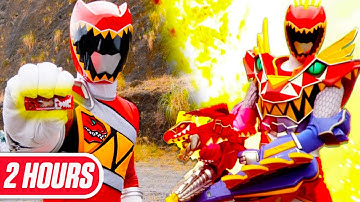 Red Ranger Unlocks SUPER T-Rex Battlizer | Power Rangers Dino Super Charge | Full Episodes 6 to 10