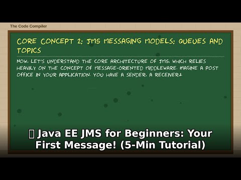 🚀 Java EE JMS for Beginners: Send Your FIRST Message in 5 Mins! (Java Tutorial)