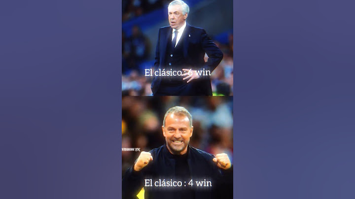 "Hansi Flick 1 Season vs Ancelotti 4 Seasons – El Clásico Dominance #elclasico #hansiflick #shorts